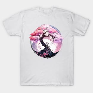 Anime style pink tree T-Shirt